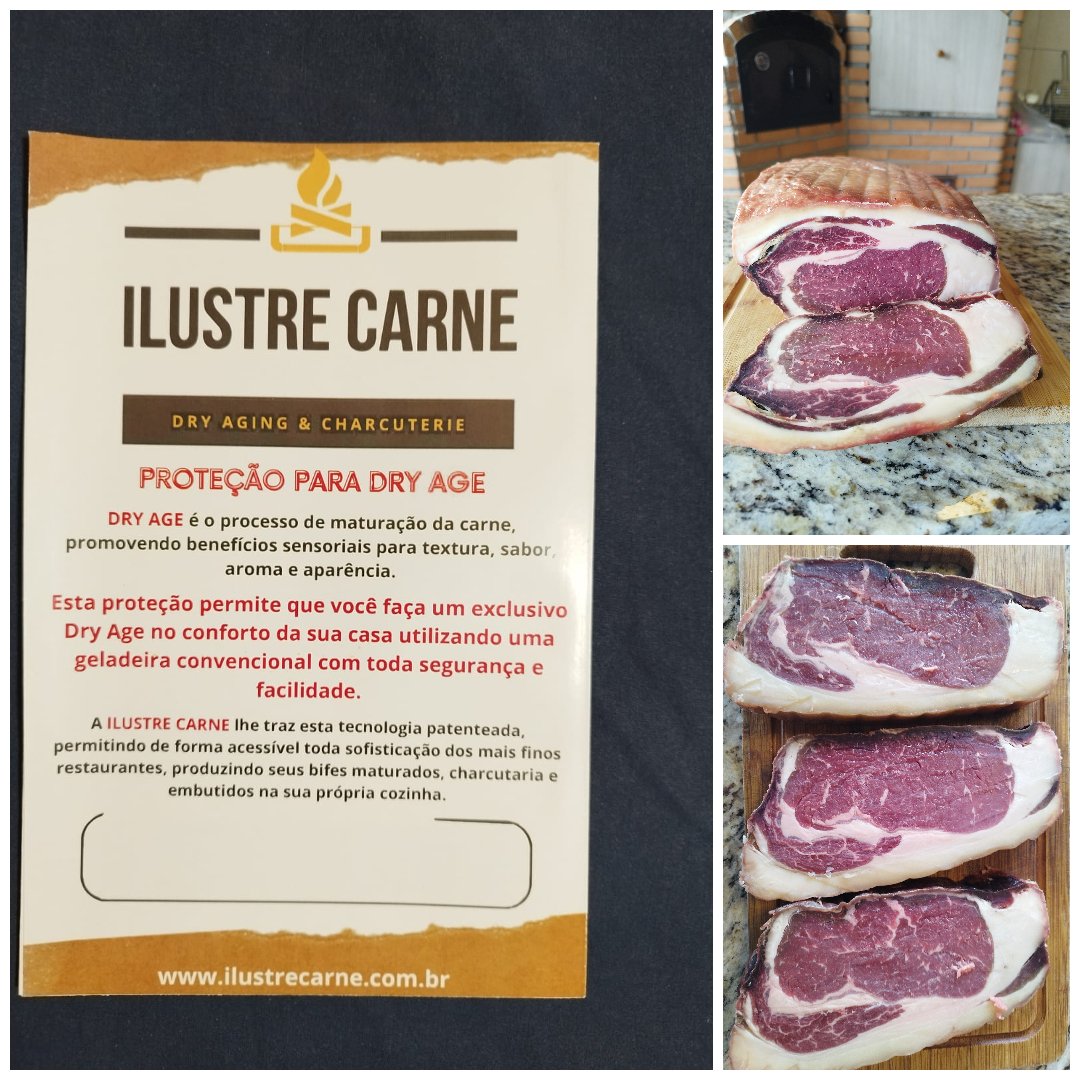 Kit 3 embalagens para Dry Age IlustreCarne (300mm x 600mm)